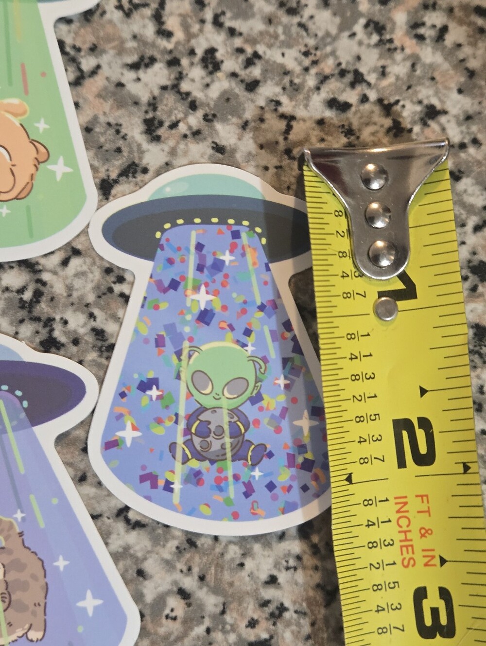 UFO Animal Sticker Set - Picture 4 of 7